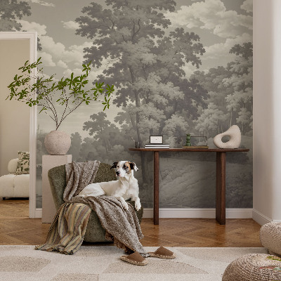Large wall mural Castle and bridge