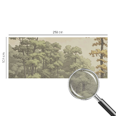 Large wallpaper mural Forest idyll