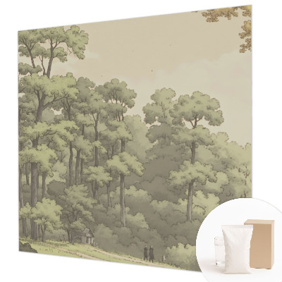 Large wallpaper mural Forest idyll