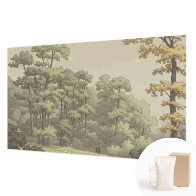 Large wallpaper mural Forest idyll