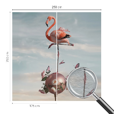 Large wall mural wallpaper Elegant flamingo