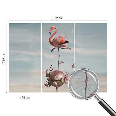 Large wall mural wallpaper Elegant flamingo