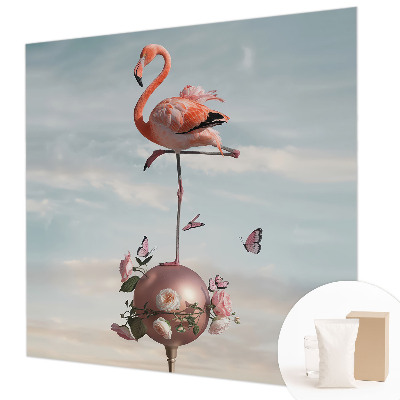 Large wall mural wallpaper Elegant flamingo