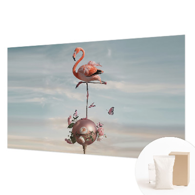 Large wall mural wallpaper Elegant flamingo