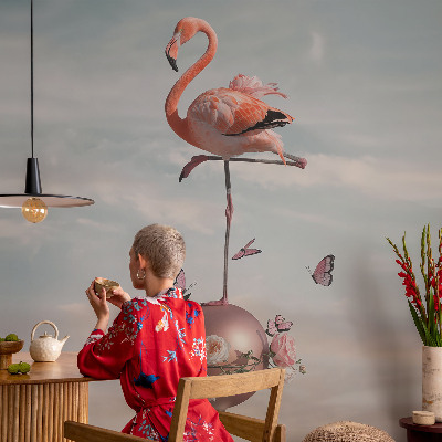 Large wall mural wallpaper Elegant flamingo