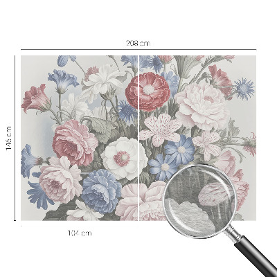 High quality photo wallpaper Colorful bouquet