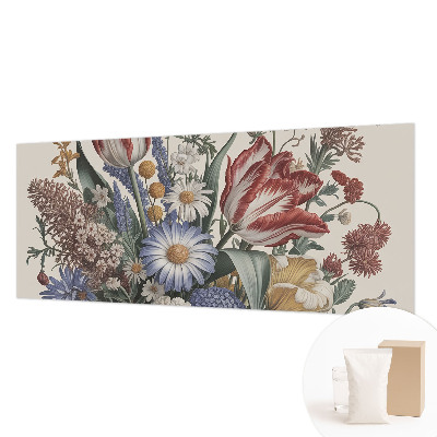 Decorative wall mural for living room Flower bouquet
