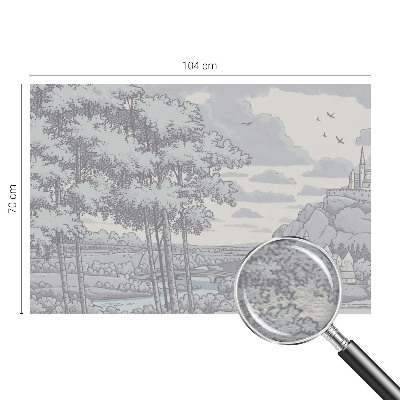 Non-woven photo wallpaper Fairytale landscape