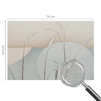 Photo wallpaper Gentle grasses