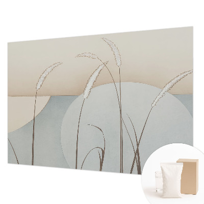 Photo wallpaper Gentle grasses