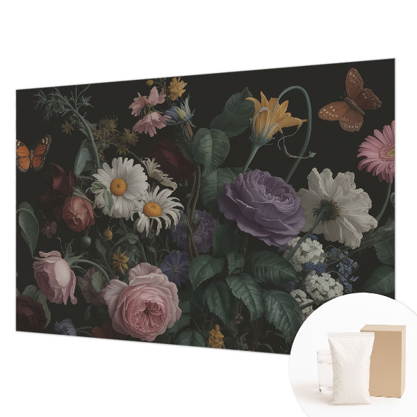 Wall mural for bedroom Floral elegance