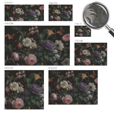 Wall mural for bedroom Floral elegance