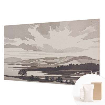 Wallpaper mural for living room A peaceful landscape