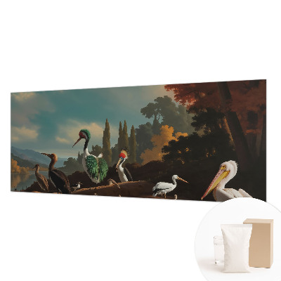 Photo wall mural Picturesque birds