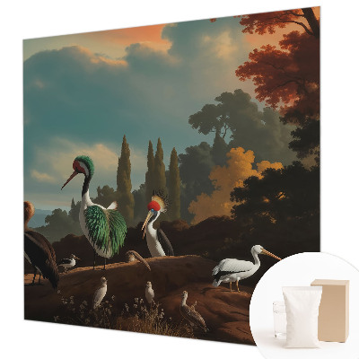 Photo wall mural Picturesque birds