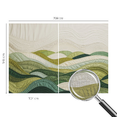 Bedroom wall mural wallpaper Fabric Hills