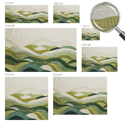 Bedroom wall mural wallpaper Fabric Hills