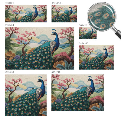 Large wall mural wallpaper Exotic beauty