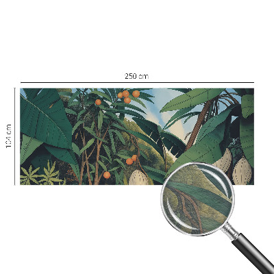 Modern wall mural for bedroom Tropical jungle
