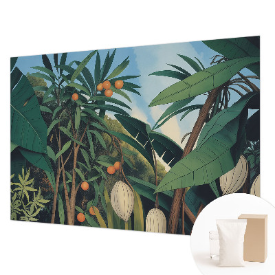 Modern wall mural for bedroom Tropical jungle