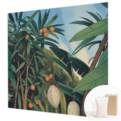 Modern wall mural for bedroom Tropical jungle