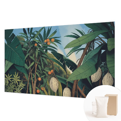 Modern wall mural for bedroom Tropical jungle