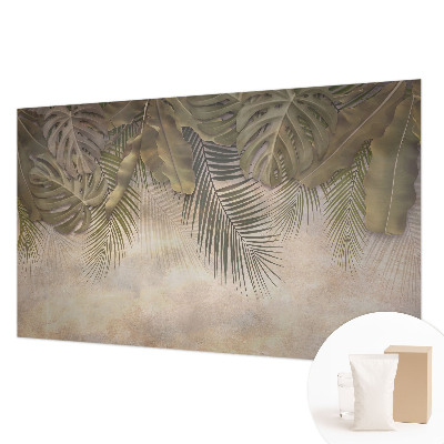 Premium wall mural for bedroom Tropical leaves
