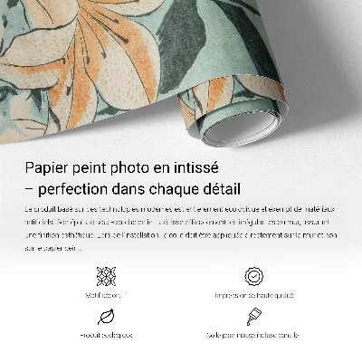 Premium photo wallpaper Floral pattern