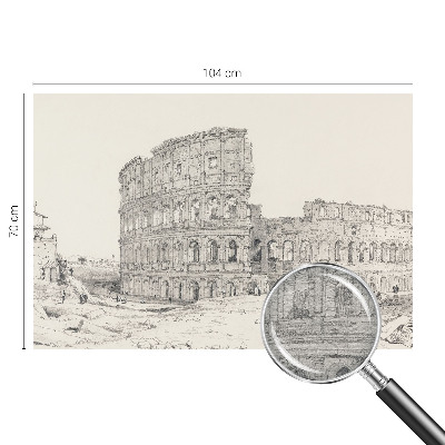 Decorative wall mural for living room Ancient ruins