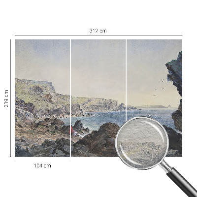 Non-woven wall mural A quiet coast