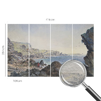 Non-woven wall mural A quiet coast