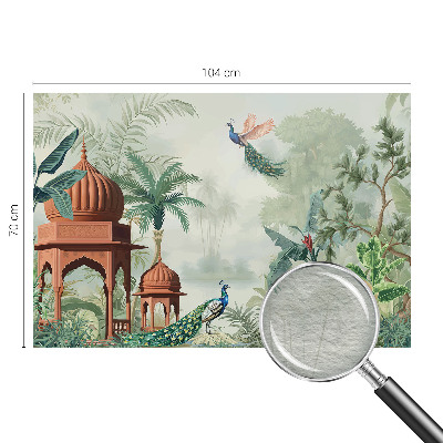 Non-woven photo wallpaper Peacock Gardens