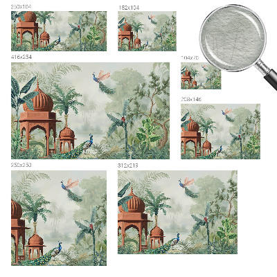 Non-woven photo wallpaper Peacock Gardens