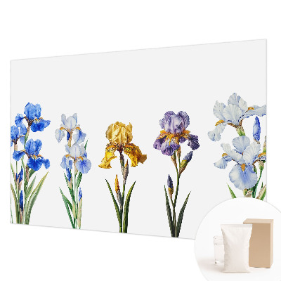 Wallpaper mural Iris flowers