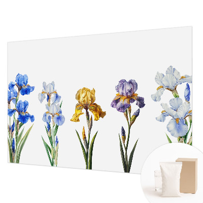 Wallpaper mural Iris flowers