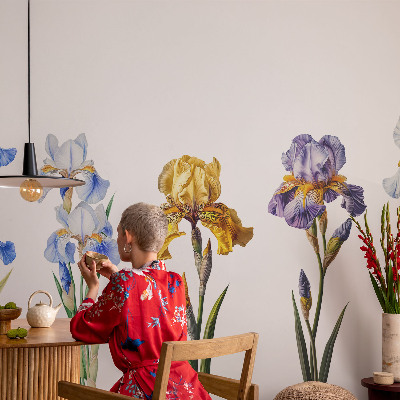 Wallpaper mural Iris flowers