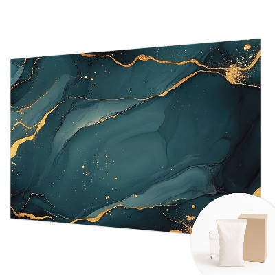 Photo wall mural Dark blue abstraction