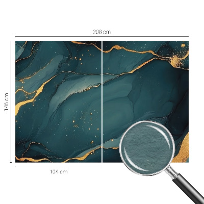 Photo wall mural Dark blue abstraction