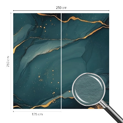 Photo wall mural Dark blue abstraction