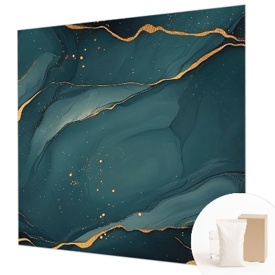 Photo wall mural Dark blue abstraction
