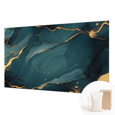 Photo wall mural Dark blue abstraction