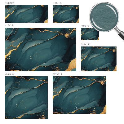 Photo wall mural Dark blue abstraction