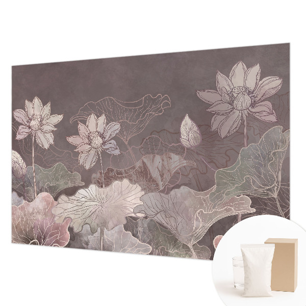 Wall mural for bedroom Peaceful botany