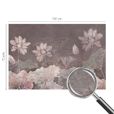 Wall mural for bedroom Peaceful botany