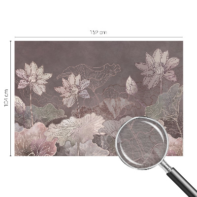 Wall mural for bedroom Peaceful botany