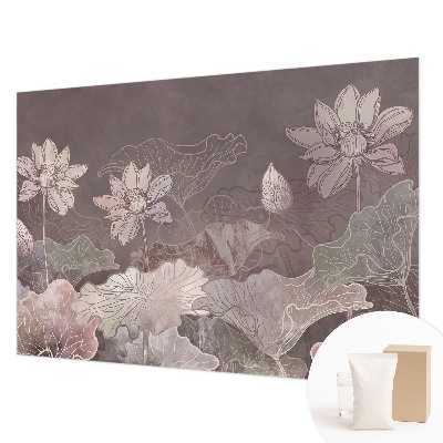 Wall mural for bedroom Peaceful botany