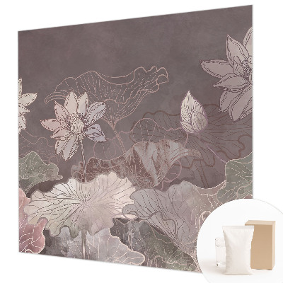 Wall mural for bedroom Peaceful botany