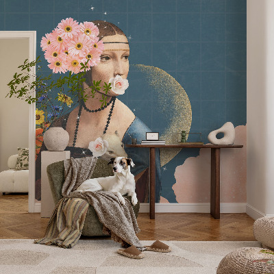 Wall mural for living room Floral elegance