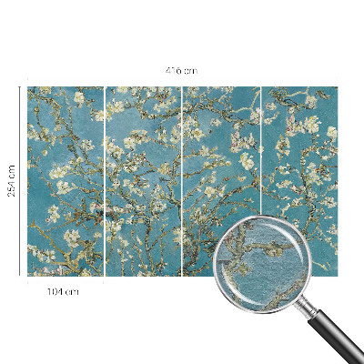 Large wall mural Flowering branches