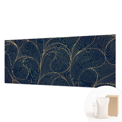 Custom size wall mural Wavy motif